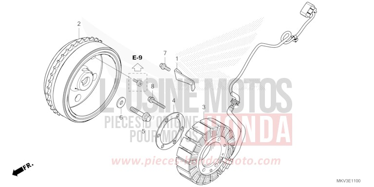 GENERATOR von Forza 750 IRIDIUM GRAY METALLIC (NHC65) von 2023